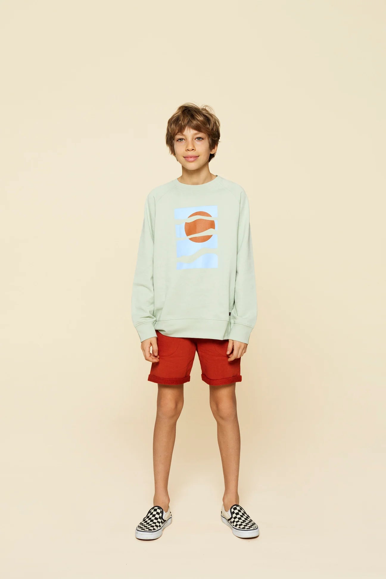 Nate Shorts in Burnt Brick