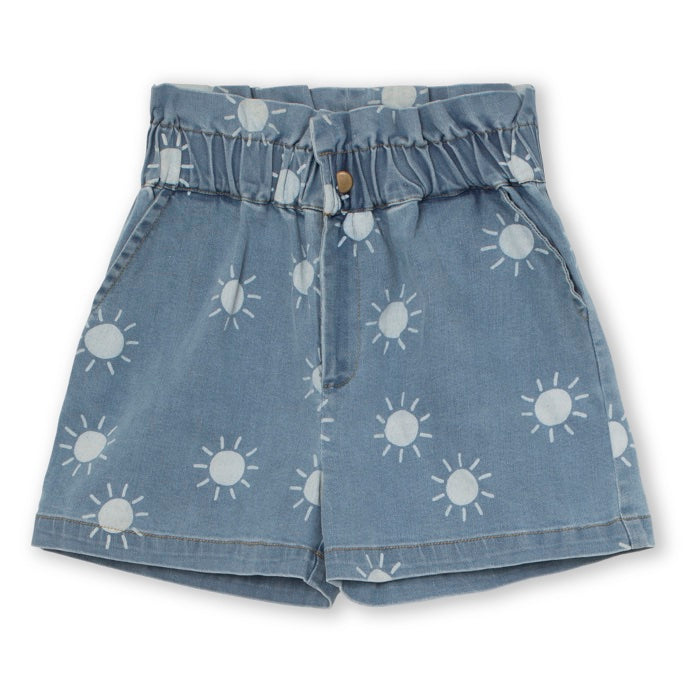 Livia Shorts in Blue Fog