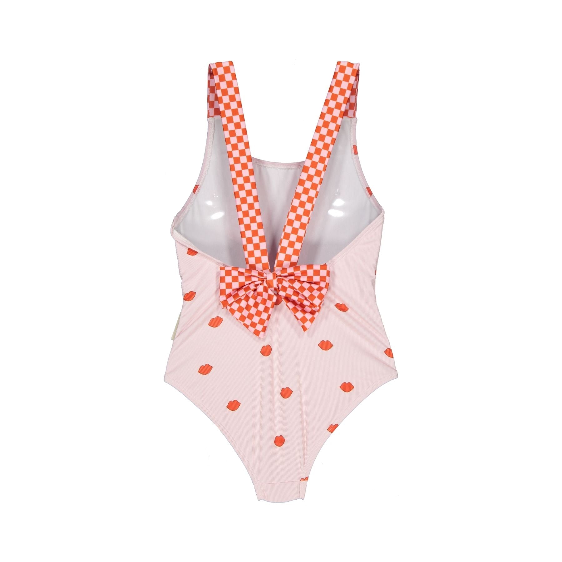 One-Piece Swimsuit – Textured Lips