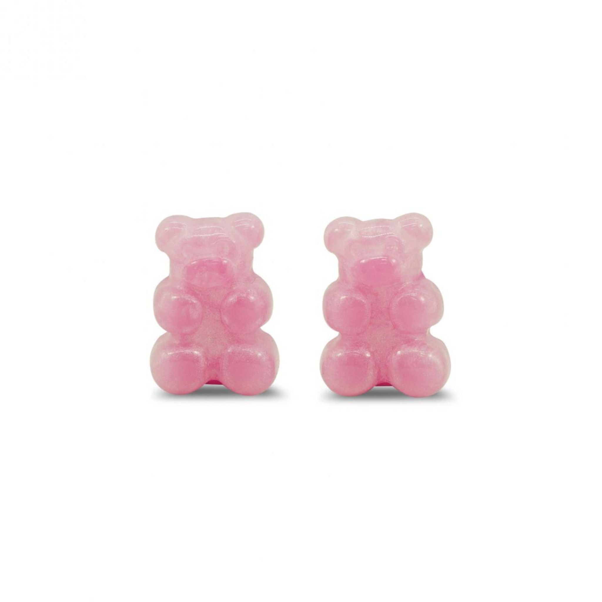 Sour Gummy Bear Earrings – Pink
