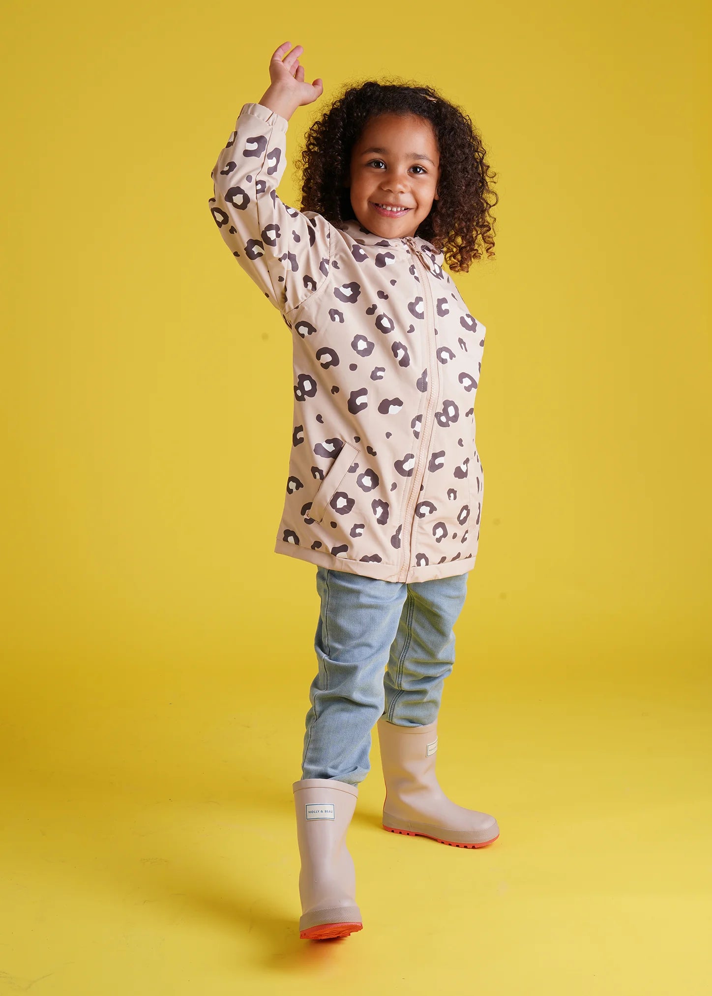Leopard Print Color Changing Raincoat