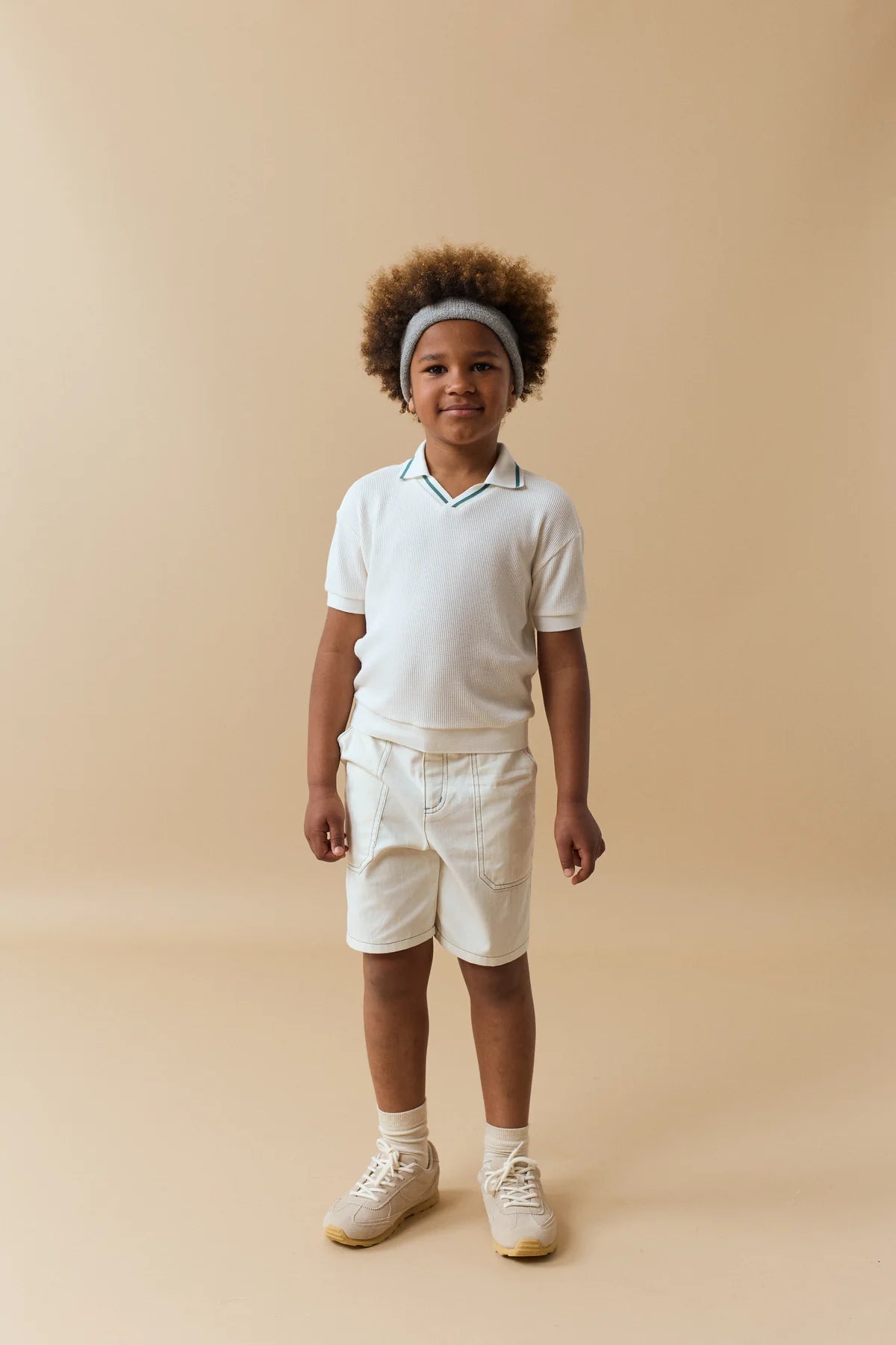 Boys Nico Waffle Polo