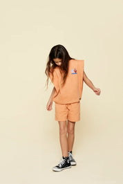 Anne-Sofie Blouse in Peach Nougat