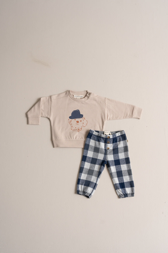 Baby Boy Sweater in French Grey