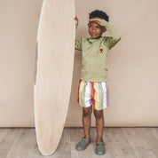 Solid LS Rash Top - Iguana