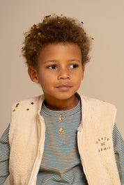 Plush Body-Warmer in Oatmeal