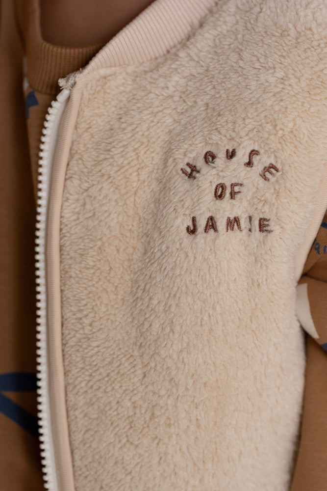 Plush Body-Warmer in Oatmeal