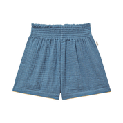 Girls Muslin Shorts – Indigo