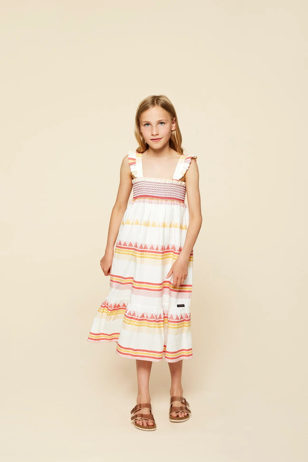 Minna Dress in Pineapple Artwork