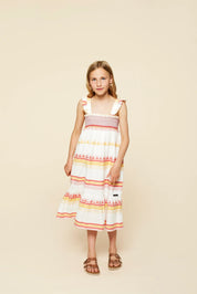Minna Dress in Pineapple Artwork