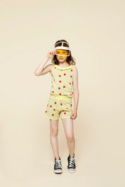 Daisy Top in Strawberry Artwork