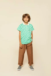 Sammy Polo in Holly Green Check