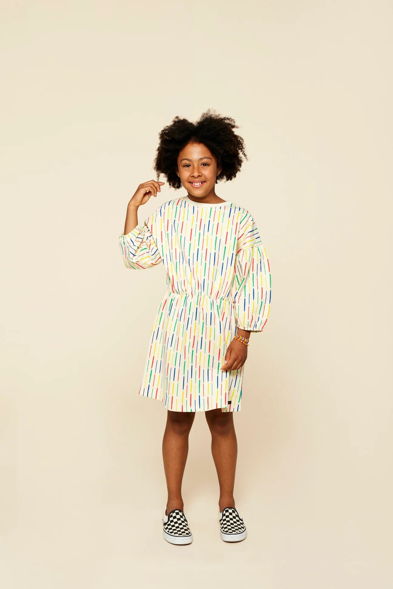 Nanna Dress Multi Stripe