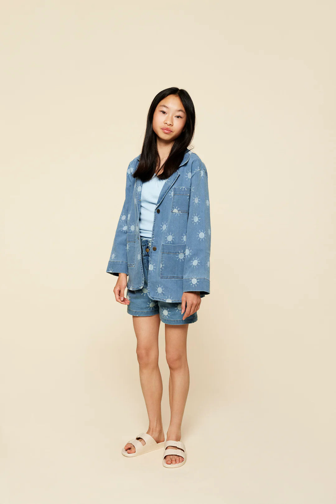 Alva Top in Cashmere Blue