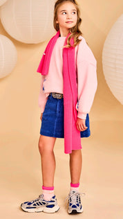 Anka Corduroy Skirt – Bright Blue