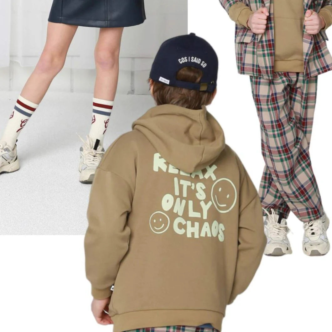 RELAX IT'S ONLY CHAOS Hoodie in Elmwood