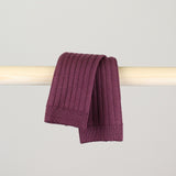 Aubergine Knee High Socks