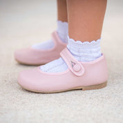White Openwork Socks