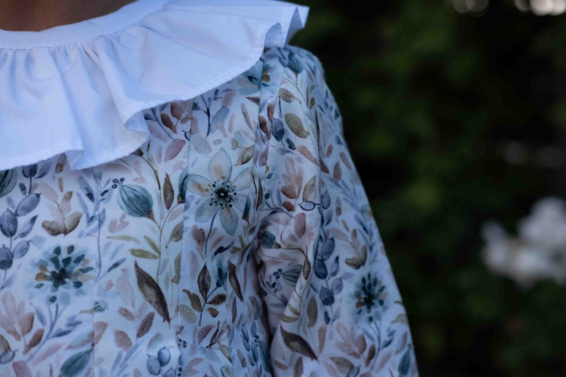 Pleated Floral Dress