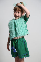 Toula Tiered Ruffle Blouse