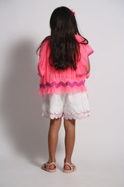 Laurel Scalloped Summer Shorts – Sugar