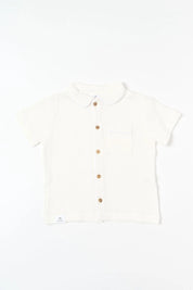 Bambula Organic Cotton Short Sleeve PJ Set – White