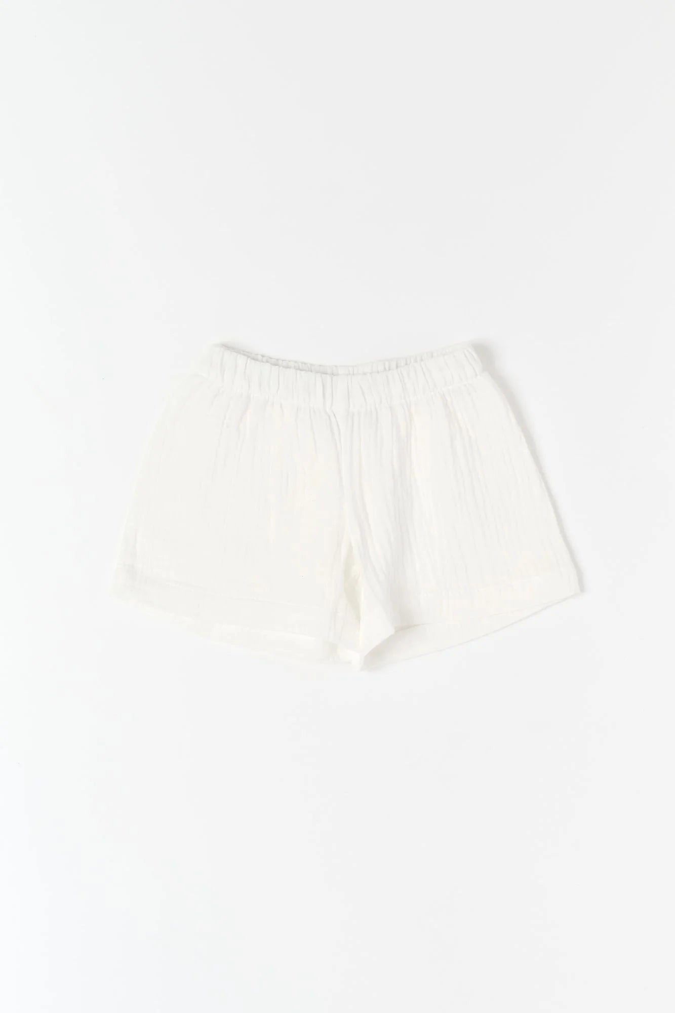 Bambula Organic Cotton Short Sleeve PJ Set – White