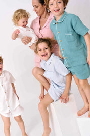 Bambula Organic Cotton Short Sleeve PJ Set – Mint