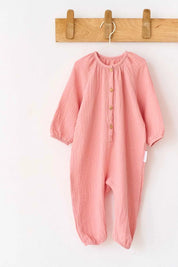 Long Sleeve One-Piece – Organic Cotton – Petal