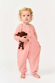 Long Sleeve One-Piece – Organic Cotton – Petal