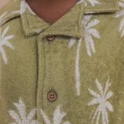 Beach Palms Terry Shirt - Iguana