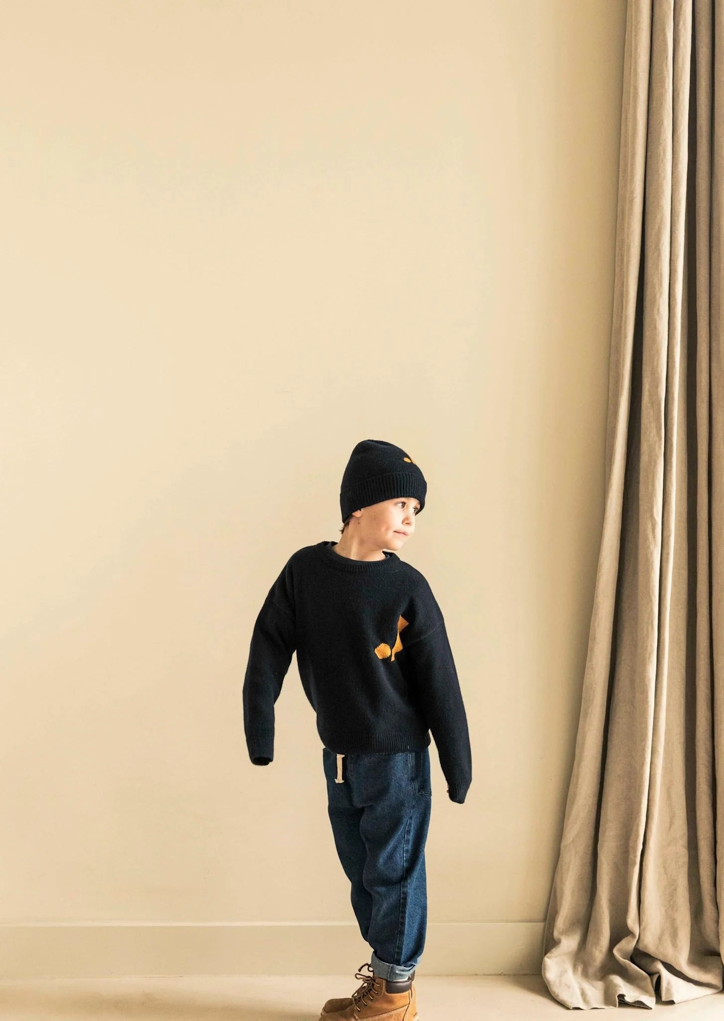 J Beanie – Navy Blue