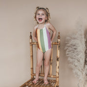 Multi Stripe Swimsuit - Multicolor