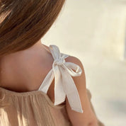 Muslin Tie on Shoulder Dress
