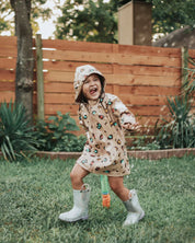 Leopard Print Color Changing Raincoat