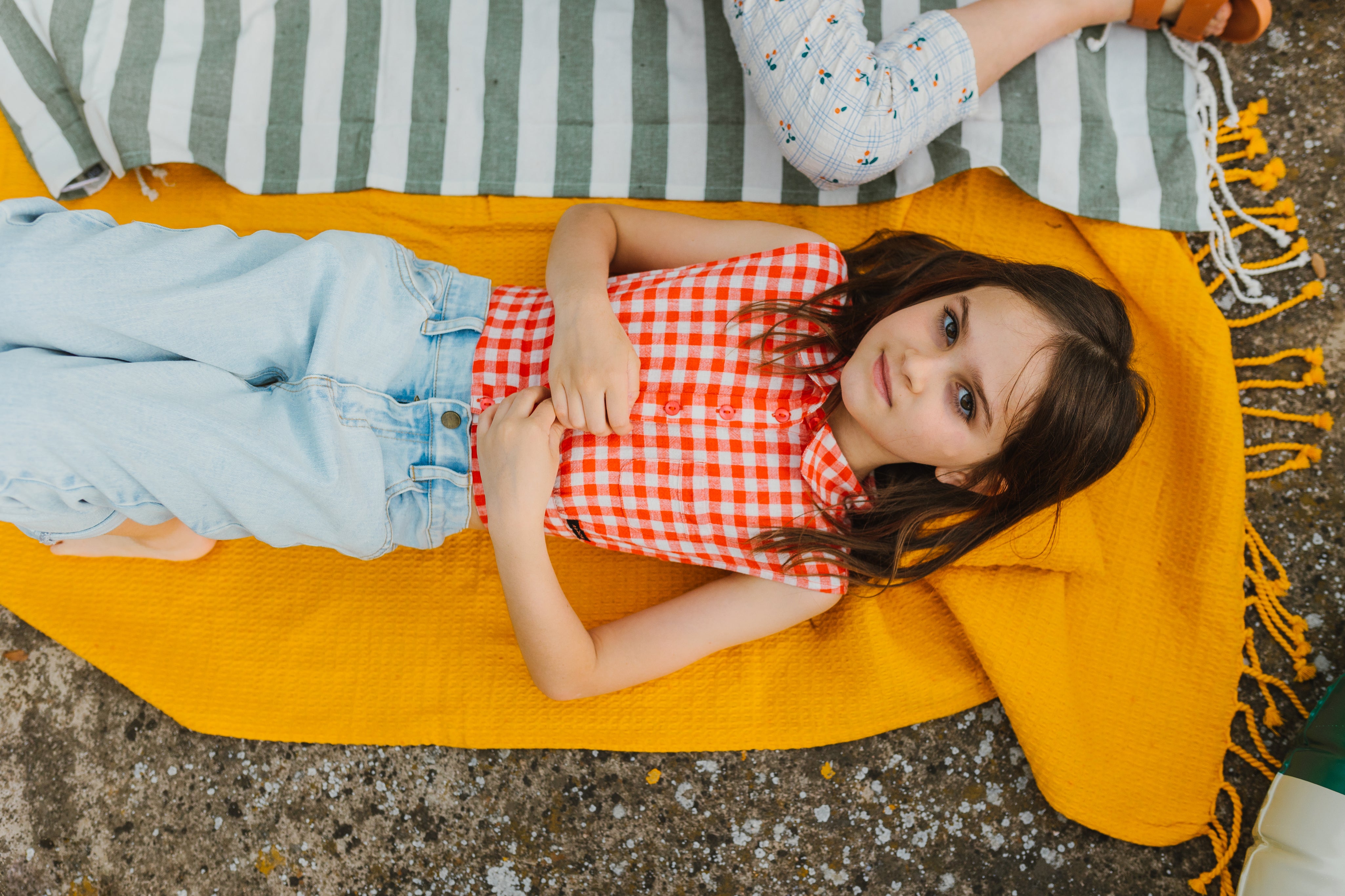 Silla Shirt in Poppy Check