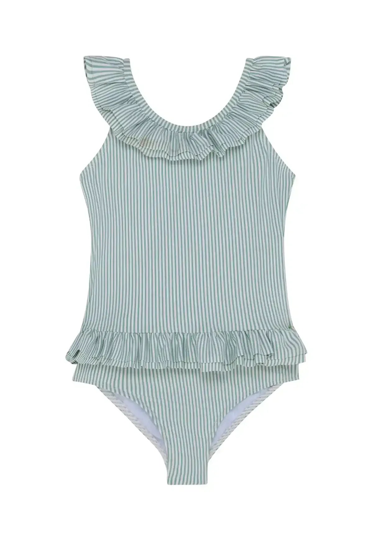 Candy Striped One-Piece Swimsuit