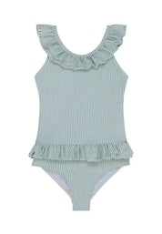 Candy Striped One-Piece Swimsuit