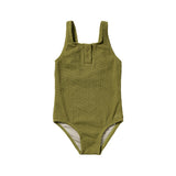 Glitter Crinkle Swimsuit - Iguana