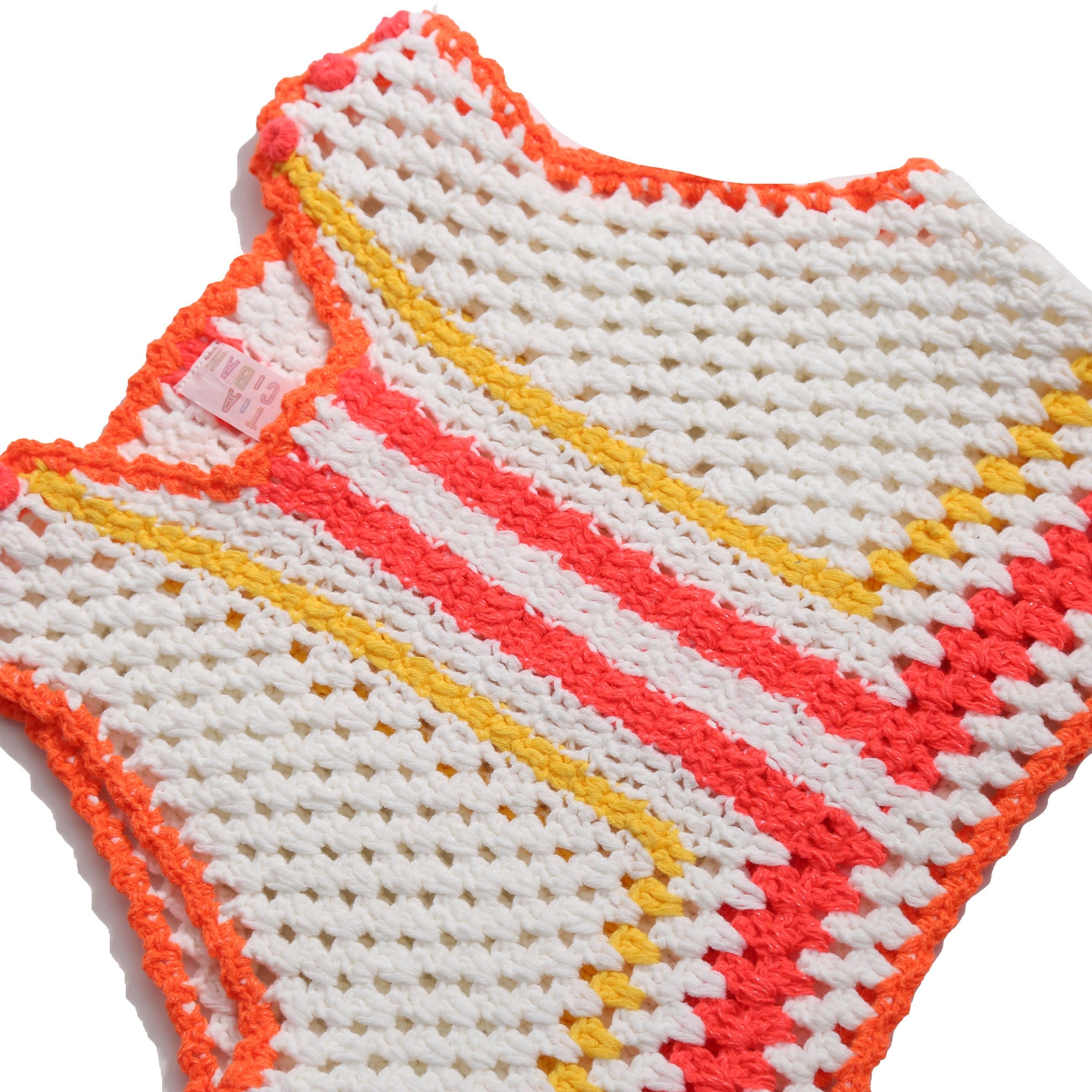 Piper Colorblock Crochet Vest