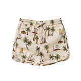 Sailing Swim Shorts - White Swan
