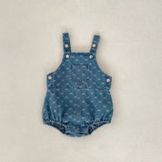 Bow Denim Overalls