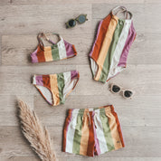 Multi Stripe Swimsuit - Multicolor