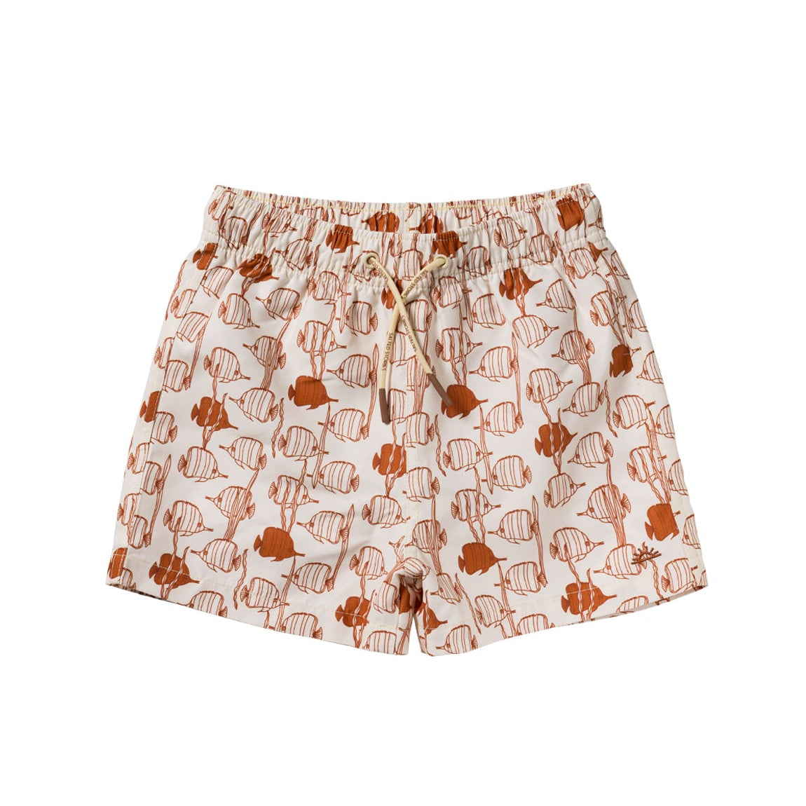 Shorts with a pattern on a white background