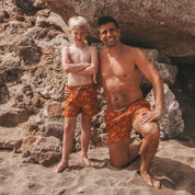 Palms Swim Shorts - Bombay Brown