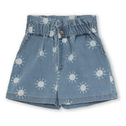 Livia Shorts in Blue Fog