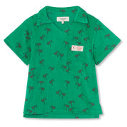 Adam Polo Terry in Palm Tree Print
