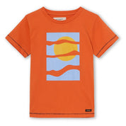 Sky T-Shirt in Apricot Orange