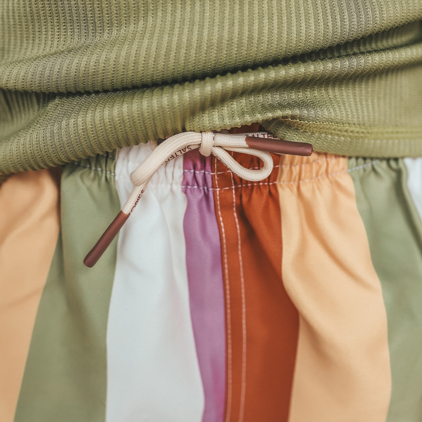 Multi Stripe Swim Shorts - Multicolor