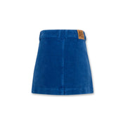 Anka Corduroy Skirt – Bright Blue